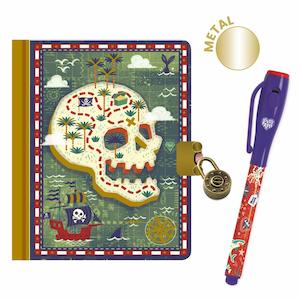 Pirates Arghhh: Djeco Stationery | Secret Notebook with Magic Pen | Steve