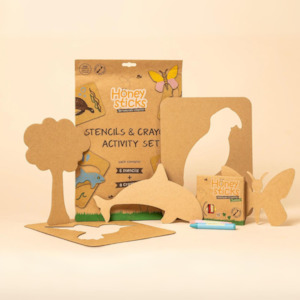 Honeysticks: Honeysticks Stencils and Crayons Activity Pack