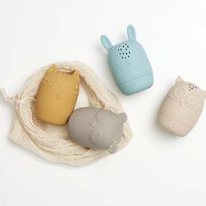 Silicone Bath Toy Animals