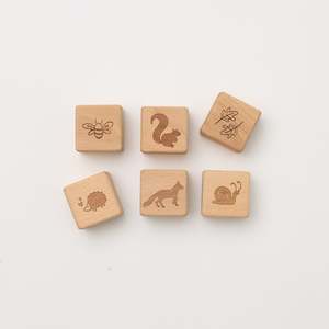 Wooden Block Set | Whimsical Woodlands