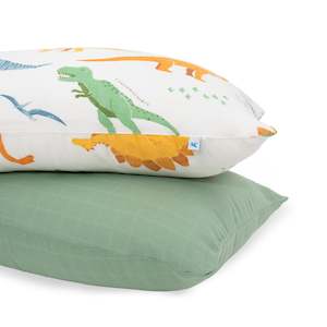 Little Unicorn Pillowcase 2 Pack | Dino Names