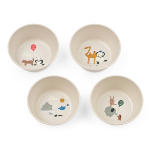 Liewood: Liewood Cees Bowl 4 Pack | Around the World