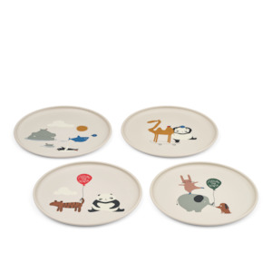 Liewood Remco Plate 4 Pack | Around the World