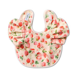 Snuggle Bib Waterproof | Strawberry