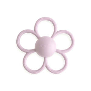 Mushie: Mushie Teether Rattle | Daisy Lilac