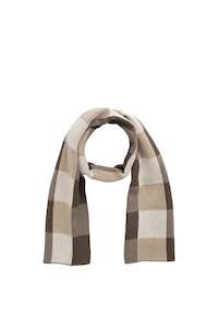 Winter: Checkered Scarf | Brioche