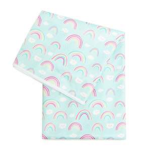 Bumkins Waterproof Splat Mat | Rainbows