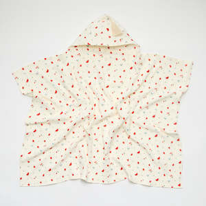 Over The Dandelions: Hooded Towel with Tassel - Sweet Pickings