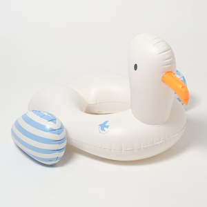 Sunnylife Tube Pool Ring Kids | Sammy the Seagull Blue Stripe