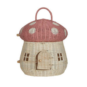 Olli Ella Rattan | Mushroom DOLL HOUSE | Musk