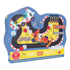 Cars - Shaped Jigsaw | Race Track 80Pc