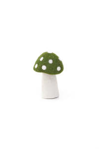 Muskhane Mushroom - Medium 11cm - DOTTY Olive Green