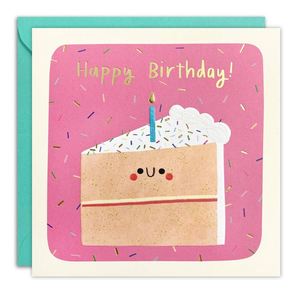 Cake Slice - Birthday Card