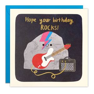 Greeting Gift Cards: Hope Your Birthday Rocks - Birthday Card