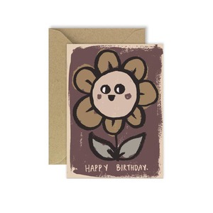 Greeting Card | Happy Birthday Flower