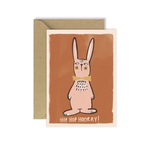 Greeting Card | Hop Hop Hooray Bunny