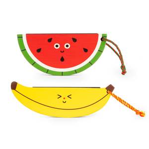 Kikkerland Huckleberry: Kidoki Wooden Fruit Harmonica