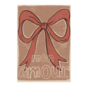 Sold Out: Poster | Bow Mon Amour | 50x70