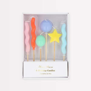 Meri Meri Party Candles | Balloon x6