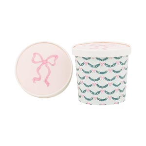 Christmas: Pink Bow Take Out Treat Cups