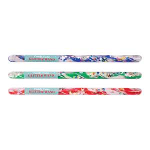 Christmas: Discovery Zone Christmas Candy Cane Glitter Wand Assorted