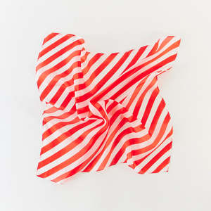 Playsilks MINI | Red and White Stripe