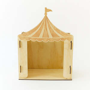 Montessori Toys: Wooden Circus Tent