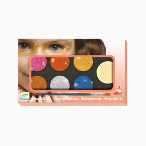 Djeco Face Paint Palette METALLIC