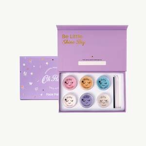 Gift Pre Schooler: Oh Flossy | Magic Garden Face Paint Set PURPLE BOX