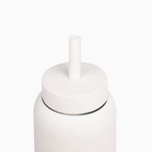 Bink MINI Lounge Straw + Cap | White