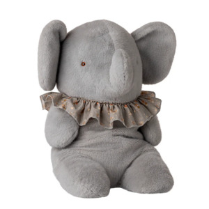 Christmas Edit Big Ticket Items: Maileg Elephant Plush | Big - Blue/Grey