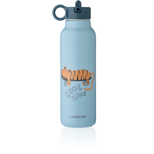 Liewood: Liewood Falk Water Bottle 500ml | Tiger Beach Blue