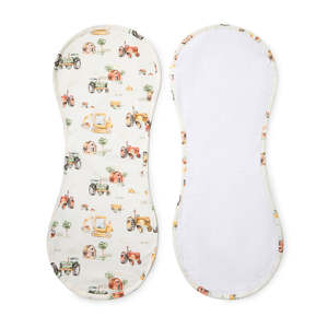 Snuggle Hunny: Burp Cloth | Diggers & Tractors