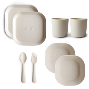 Mushie: Mushie Dinner Set Ivory
