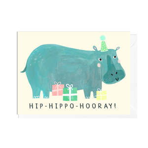 Hip-Hippo-Hooray Card