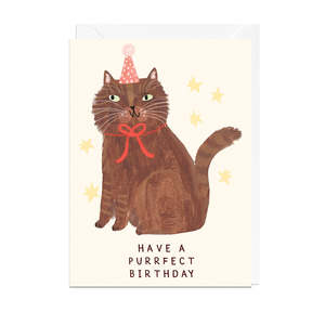 Have A Purrfect Birthday Card