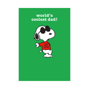 Greeting Gift Cards: Snoopy World's Coolest Dad Card