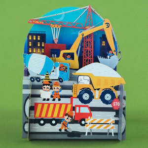 Greeting Gift Cards: Pop Up Card | Construction