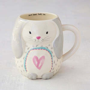 Easter: Happy Mug | Folk Bunny