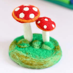 Montessori Toys: Felt Toy Toadstools