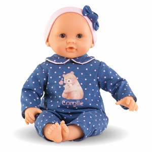 Newest: Corolle Calin 30cm | Capucine Blue Dot Romper