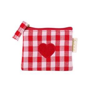 Valentines Collection: Gingham Love Heart Mini Purse