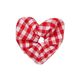 Gingham Love Heart Scrunchie