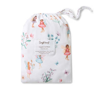 Snuggle Hunny: Fitted Cot Sheet | Fairy Garden
