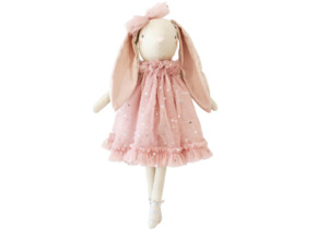 Alimrose Bunny | Belle Bunny | 48cm Pink Silver