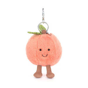 Gift Tween: Jellycat Amuseables Peach Bag Charm