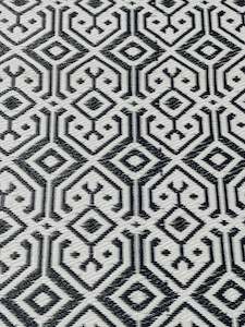 Picnic Mat: Outdoor picnic Mat - Black/White