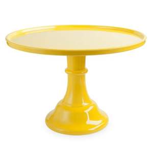 Yellow Cake Stand - Tall (For Hire)