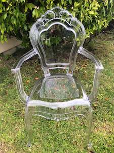 Last Minute Party: Clear Ghost Throne (For Hire)