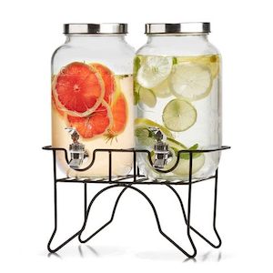 Last Minute Party: Drink Dispenser - Dual (black) (For Hire)